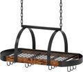 Rustic Dual Tone Ceiling Pot Rack