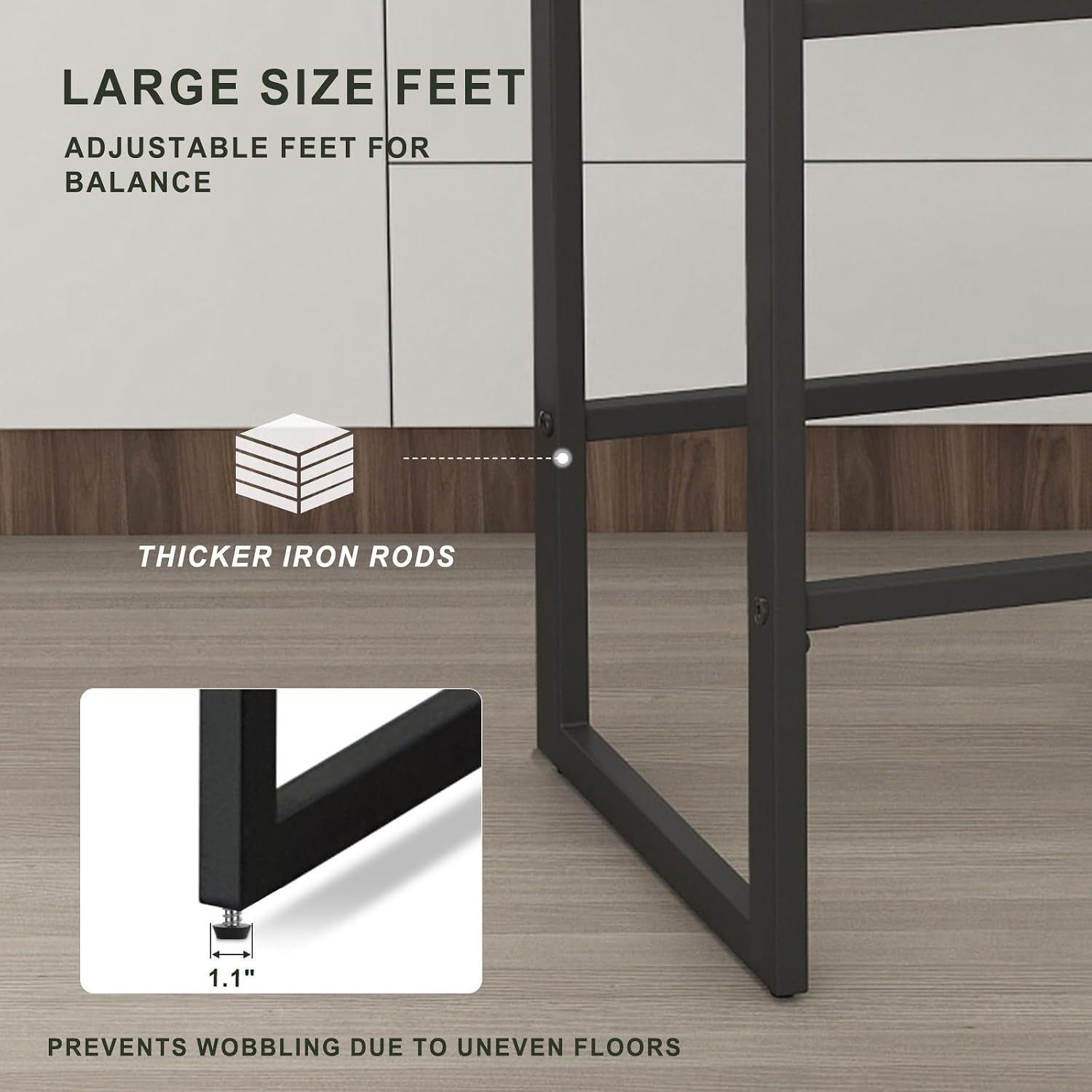 Two Light Grey Fabric Counter Bar Stools