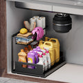 Single Pack 2 Tier Metal Sink Storage Rack